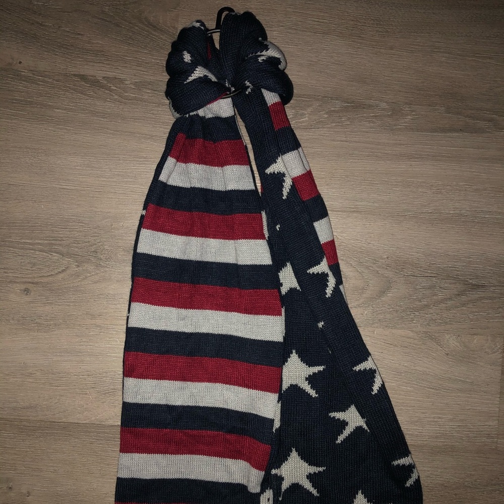 Usa flag scarf